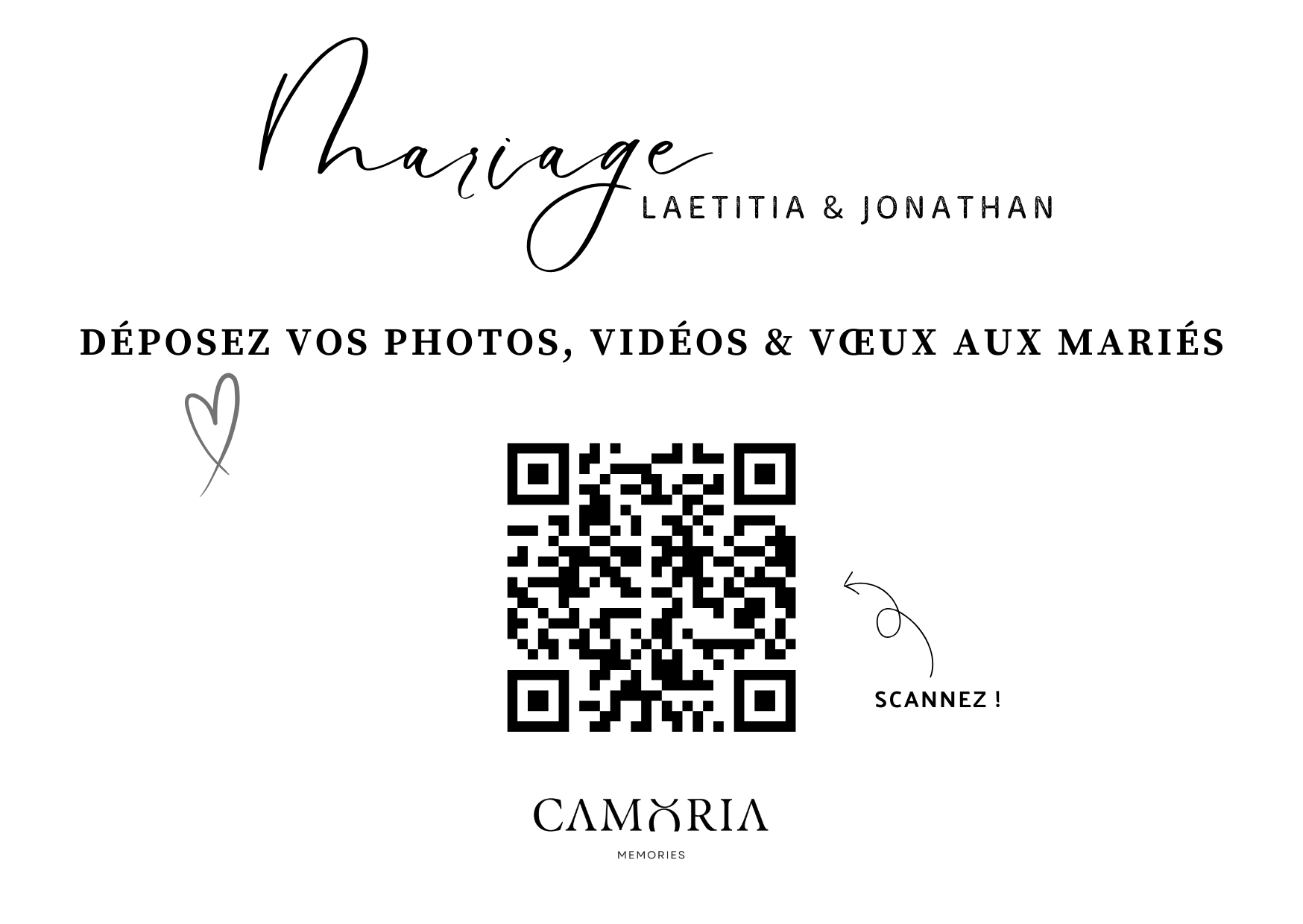 La boîte à souvenirs digitale pour vos événements CAMORIA MEMORIES