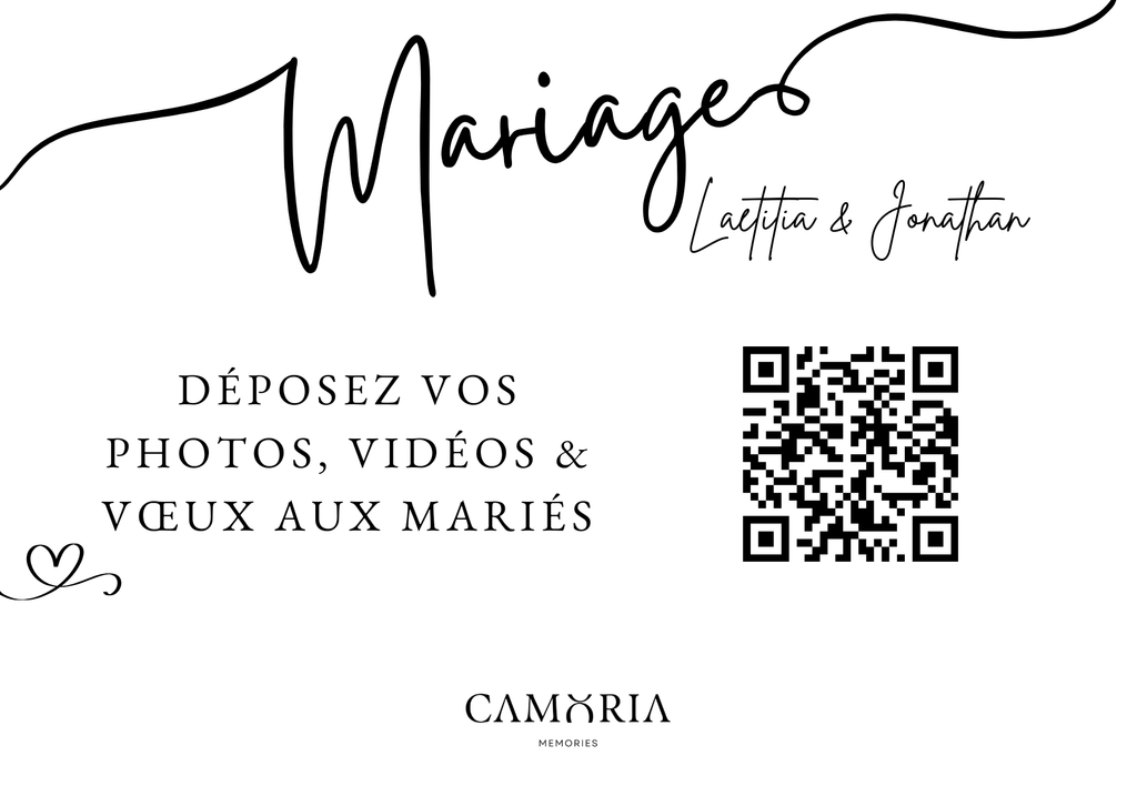 La boîte à souvenirs digitale pour vos événements CAMORIA MEMORIES