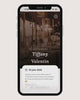 Galerie digitale privée mariage - dépôt photos vidéos messages vocaux écrits sans application - montage vidéo 48h - cartes QR code imprimées livrées